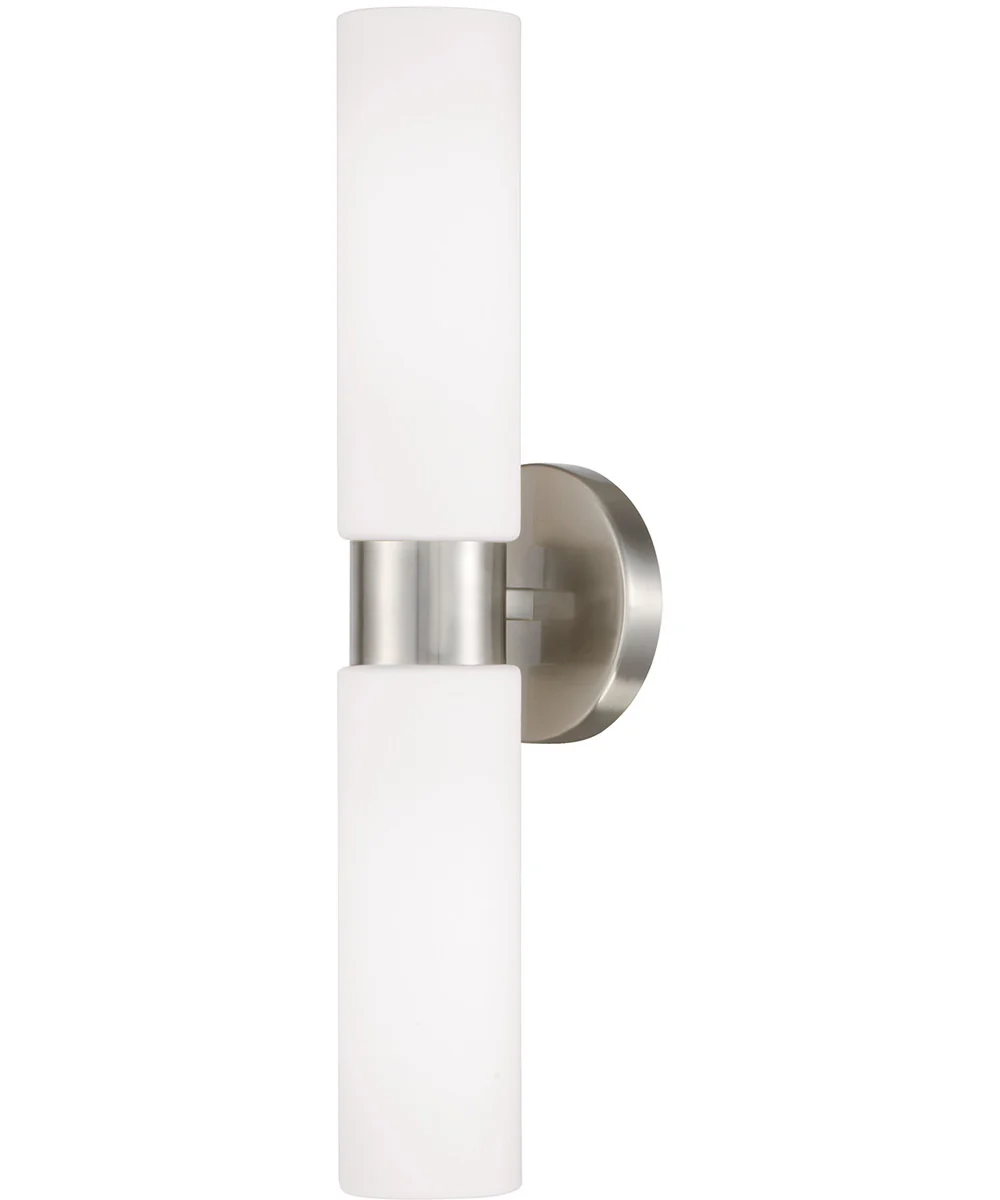 Theo 2-Light Sconce Brushed Nickel
