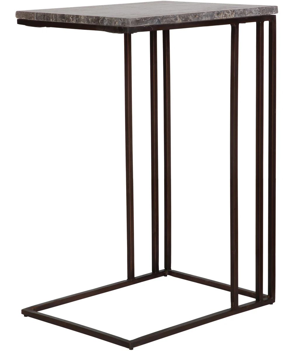 Theodore Travertine Accent Table - Image 4
