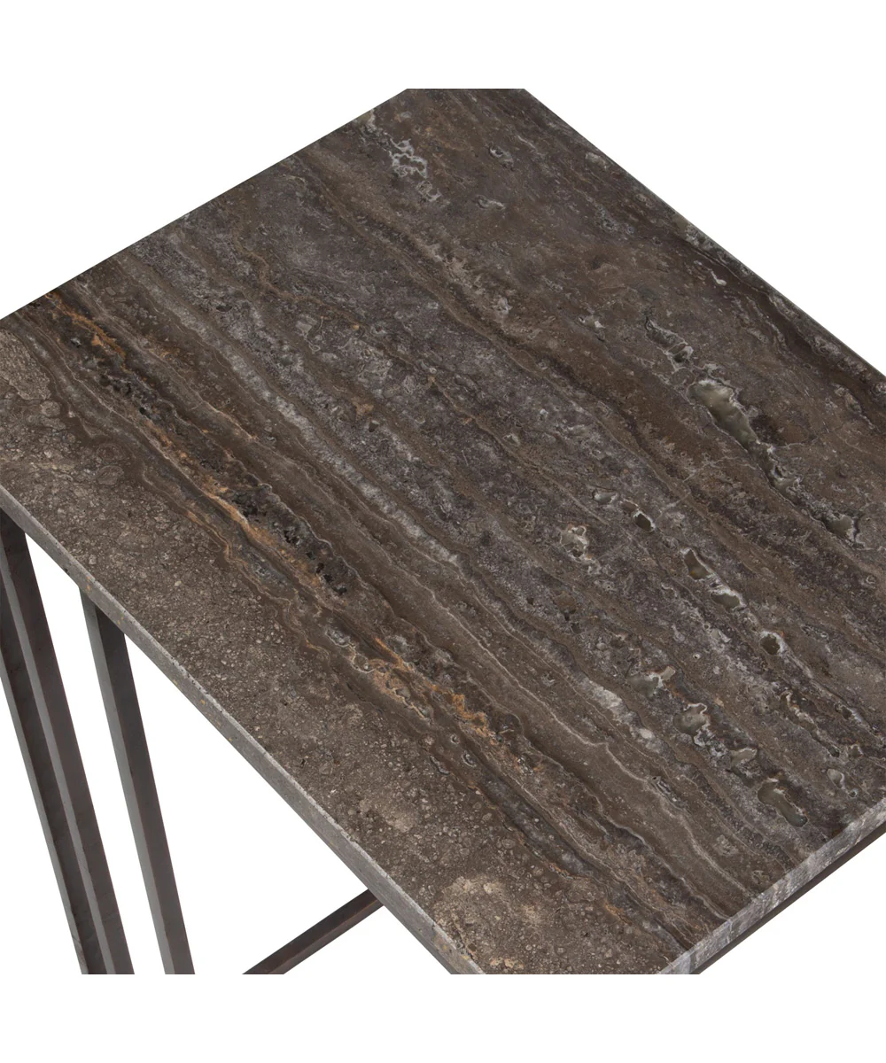 Theodore Travertine Accent Table - Image 6