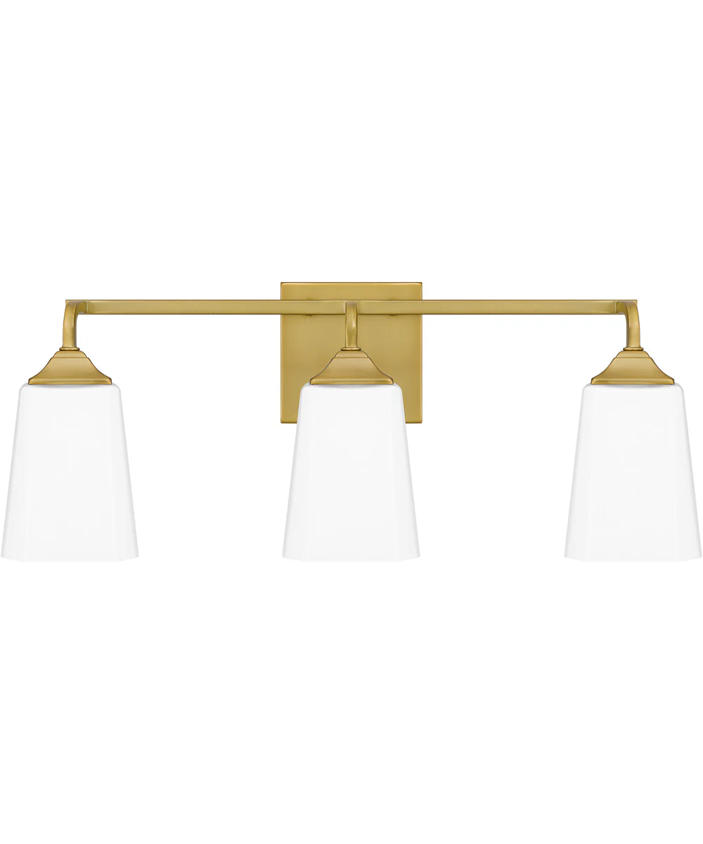 Thoresby Large 3-light Bath Light Aged Brass