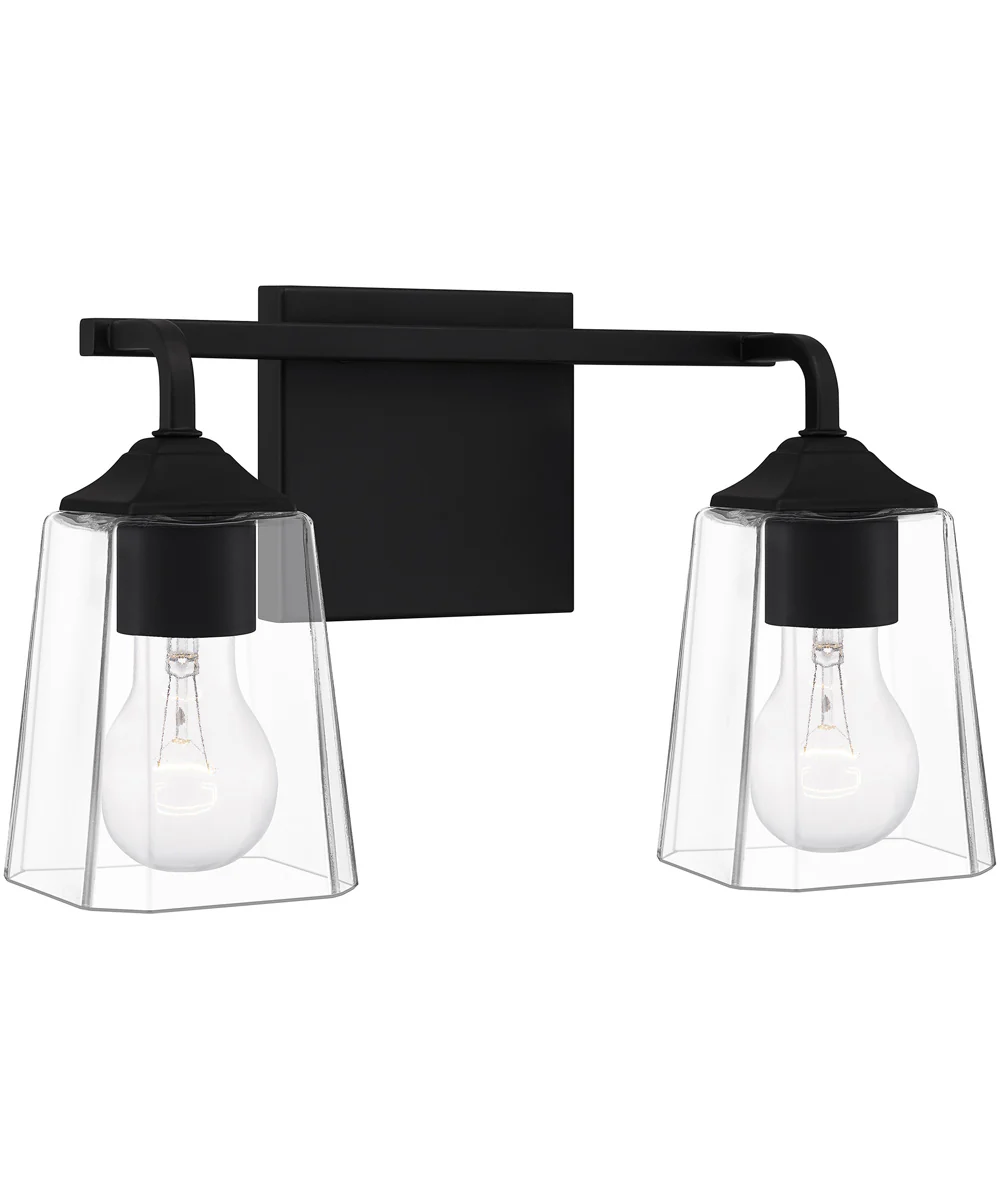 Thoresby Medium 2-light Bath Light Matte Black - Image 4