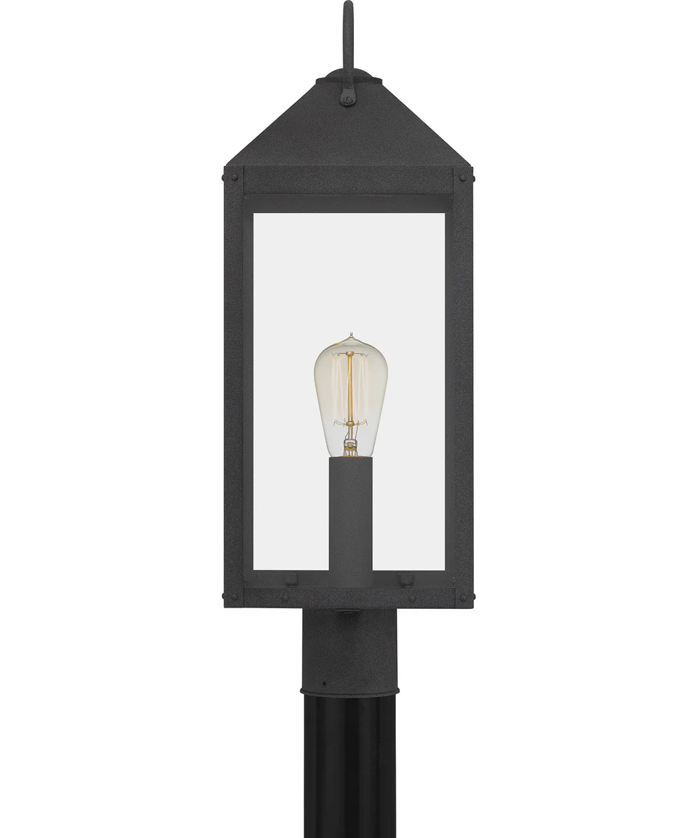 Thorpe Large 1-light Outdoor Post Light  Coastal Armour Aluminum Mottled Black - Image 5