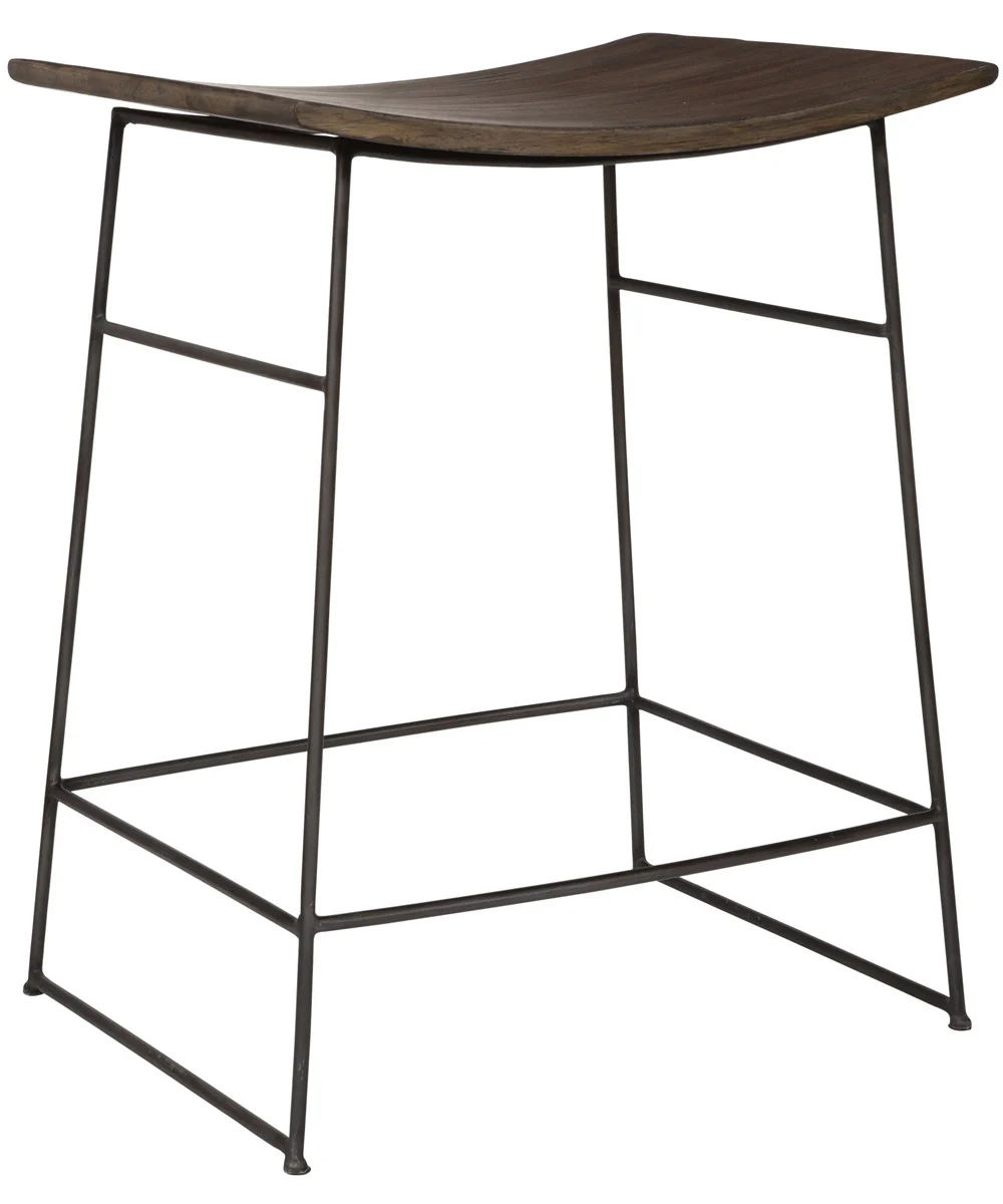 Thura Walnut Counter Stool - Image 2