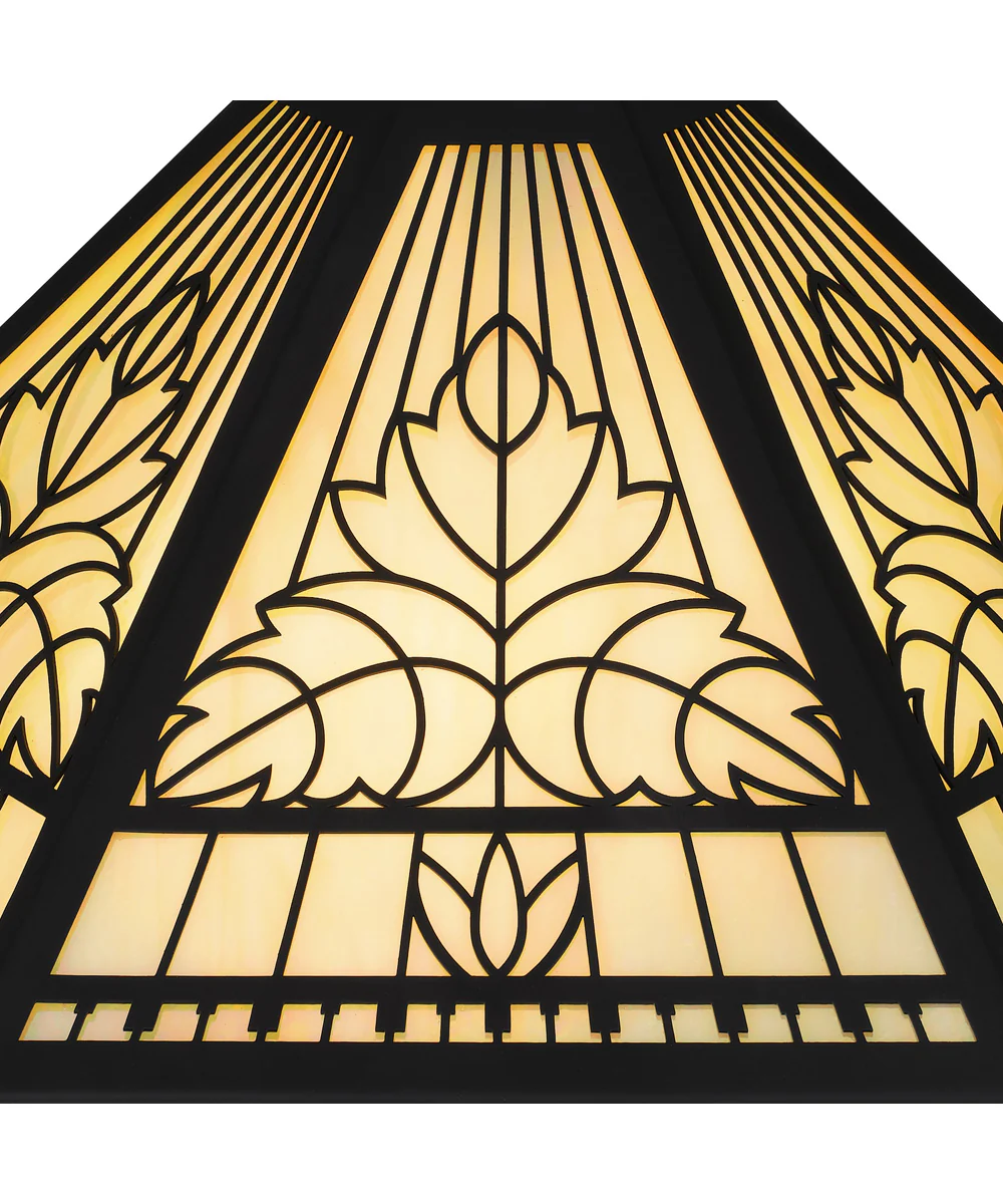 Tiffany Small 2-light Table Lamp Matte Black - Image 4