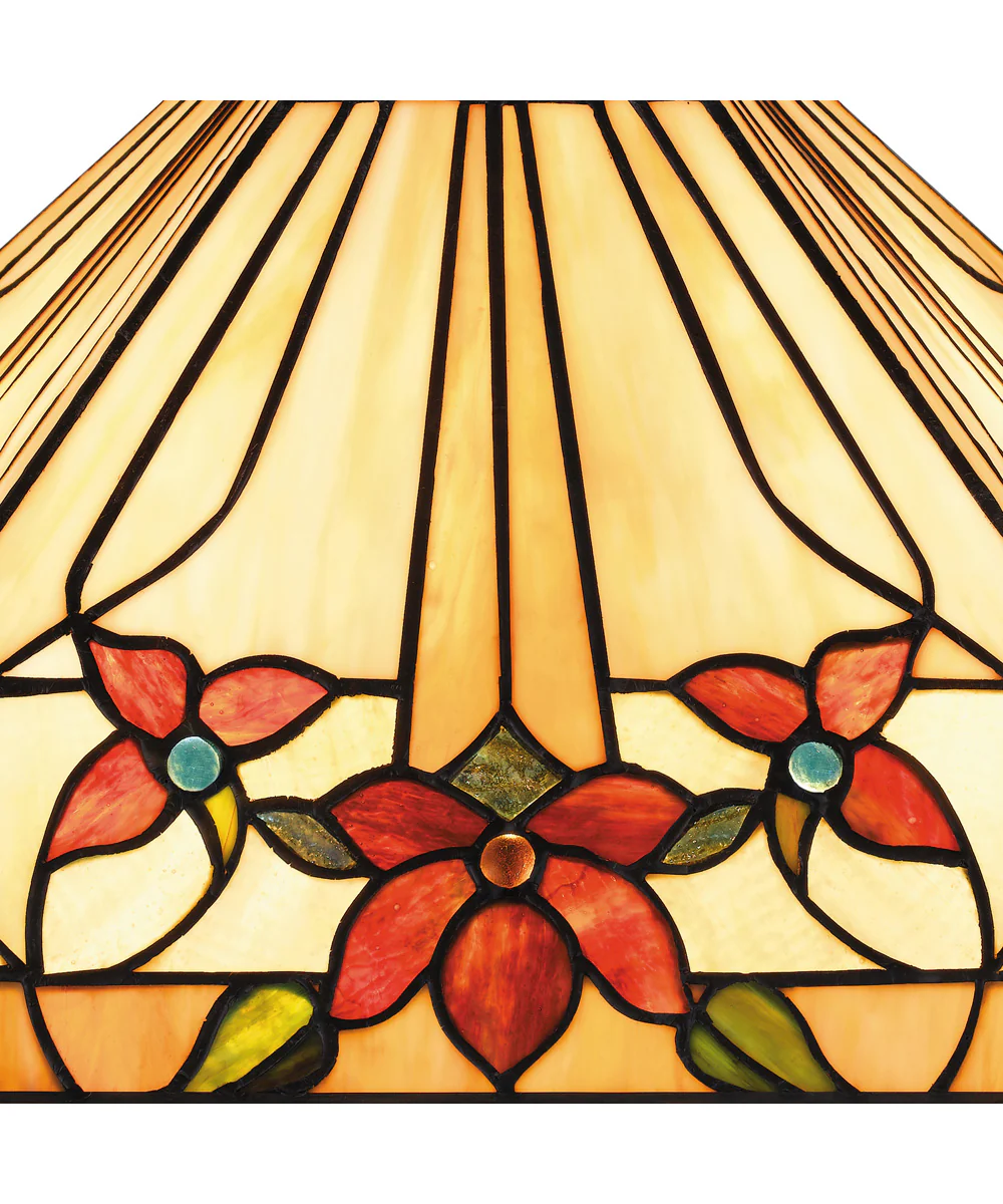 Tiffany Small 2-light Table Lamp Matte Black - Image 4