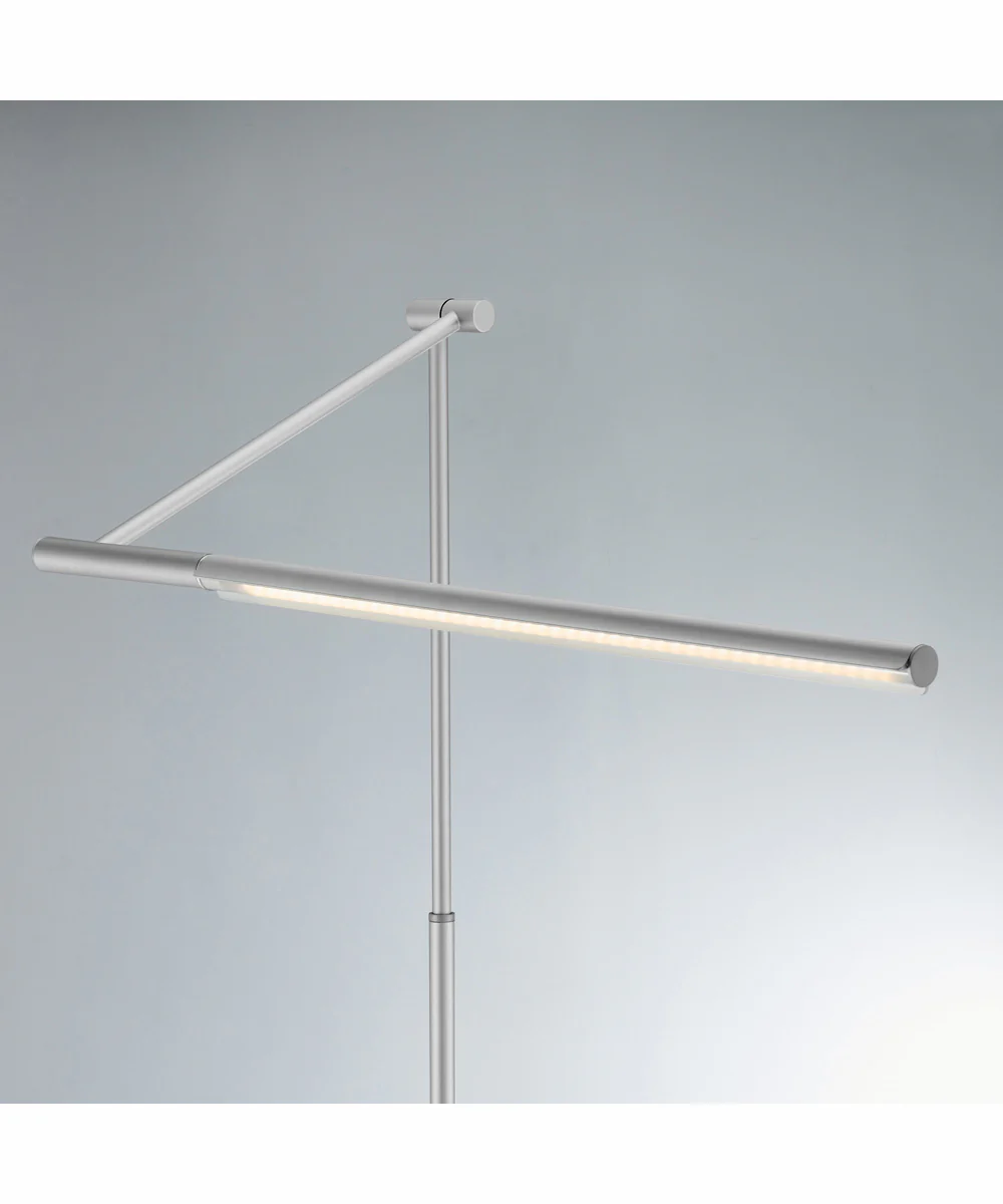 Tilla 1-Light Led Floor Lamp Silver - Image 2