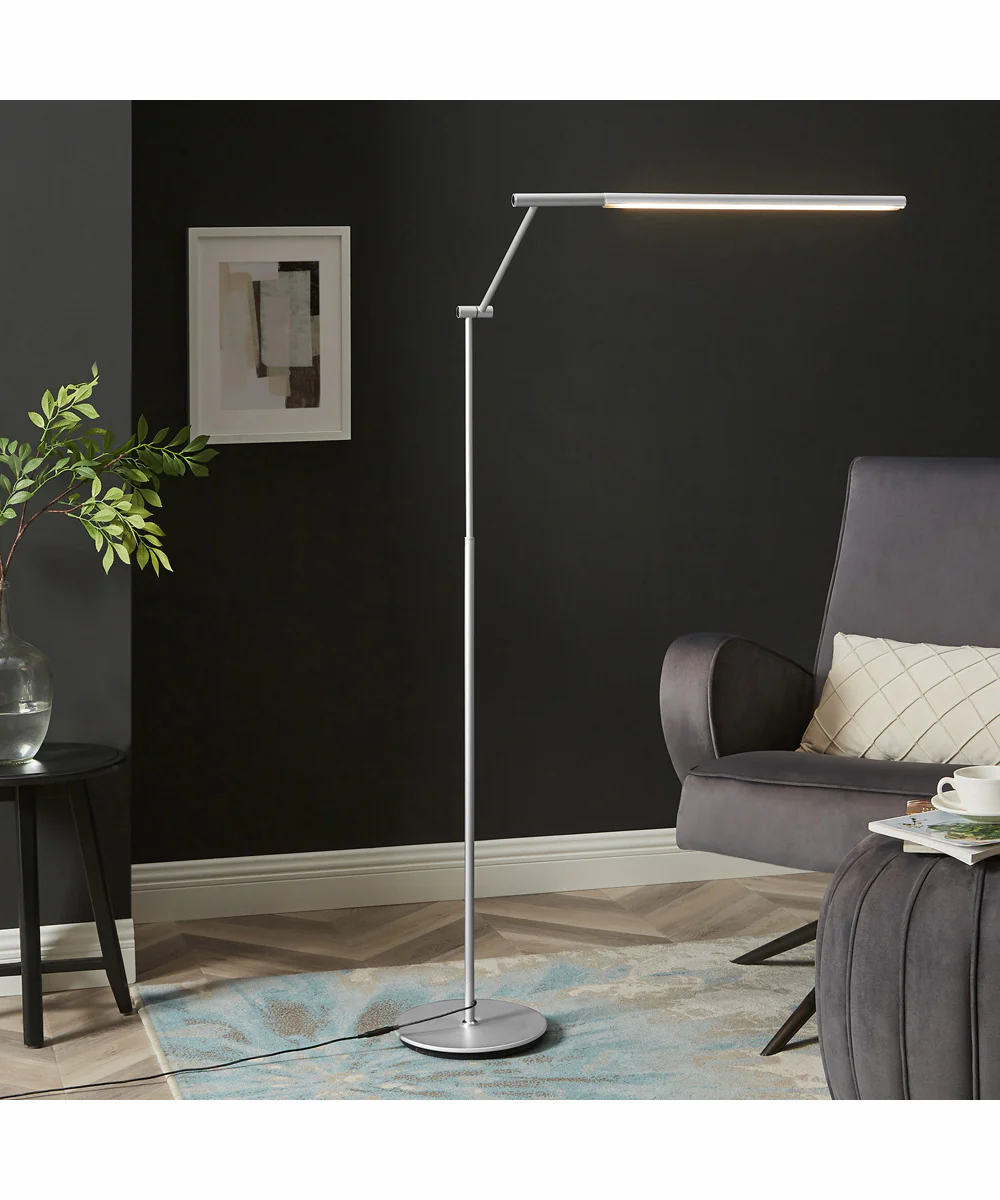Tilla 1-Light Led Floor Lamp Silver - Image 3