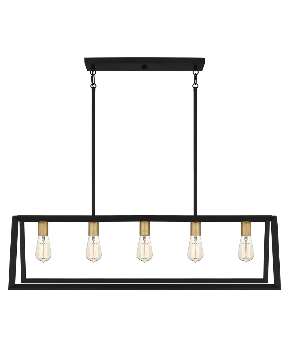 Tilly 5-light Island Light Matte Black - Image 4