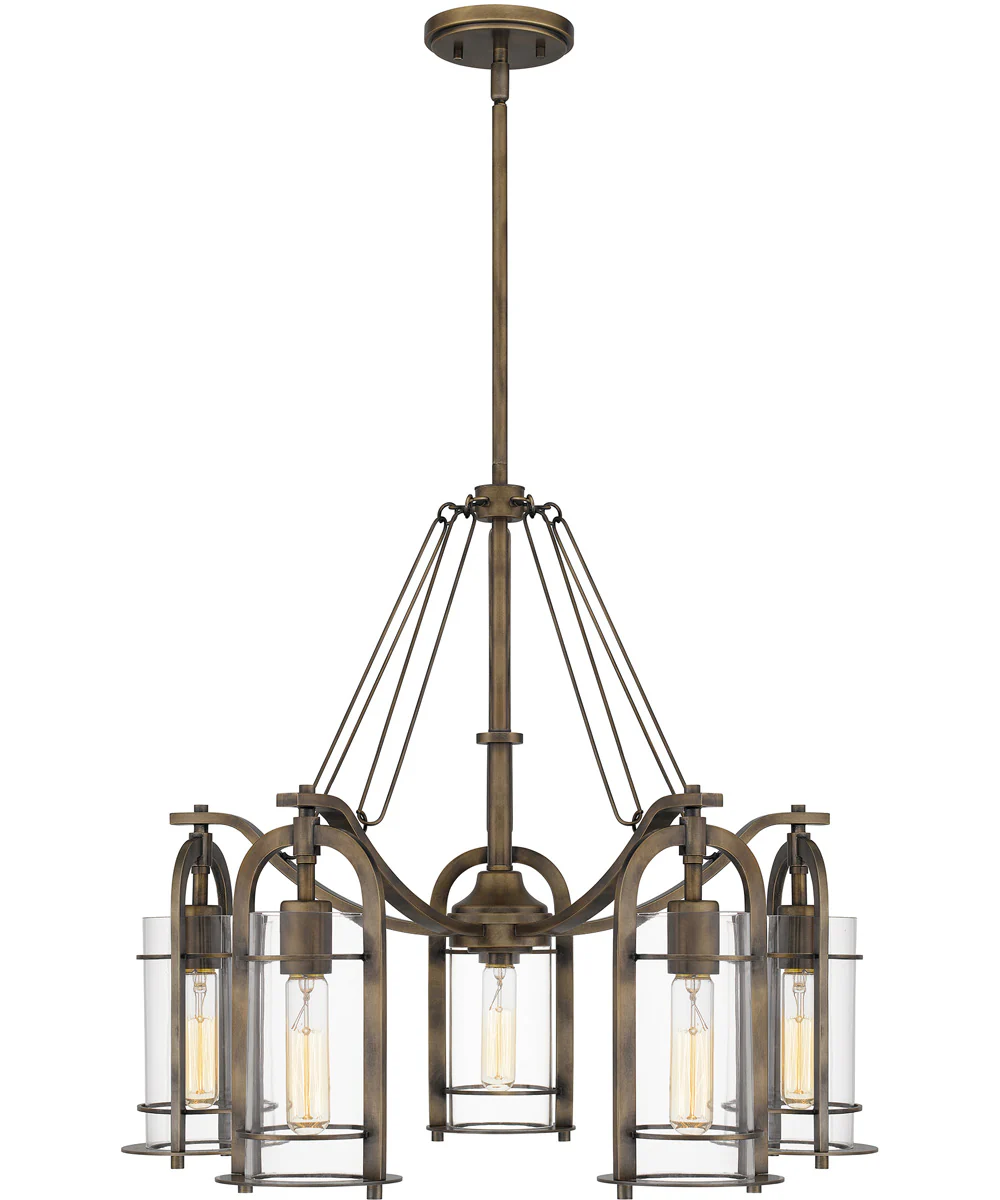 Toscana 5-light Chandelier Statuary Bronze - Image 2