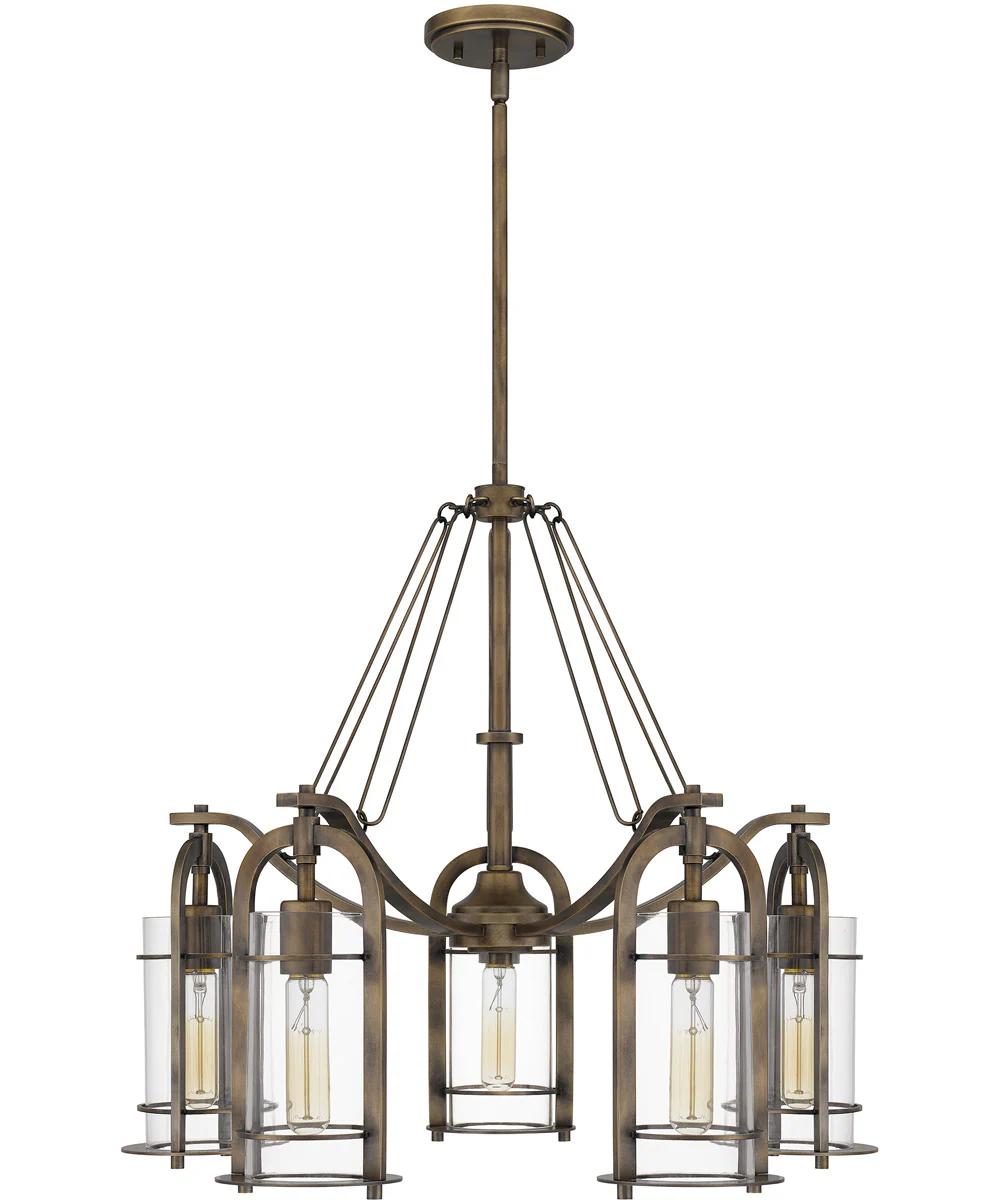 Toscana 5-light Chandelier Statuary Bronze - Image 3