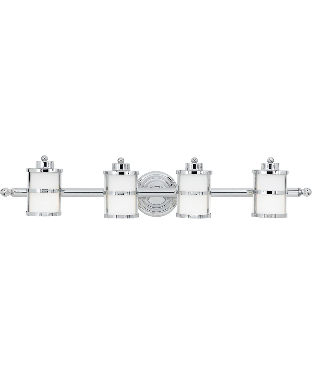 Tranquil Bay Extra Large 4-light Bath Light Polished Chrome - Image 2