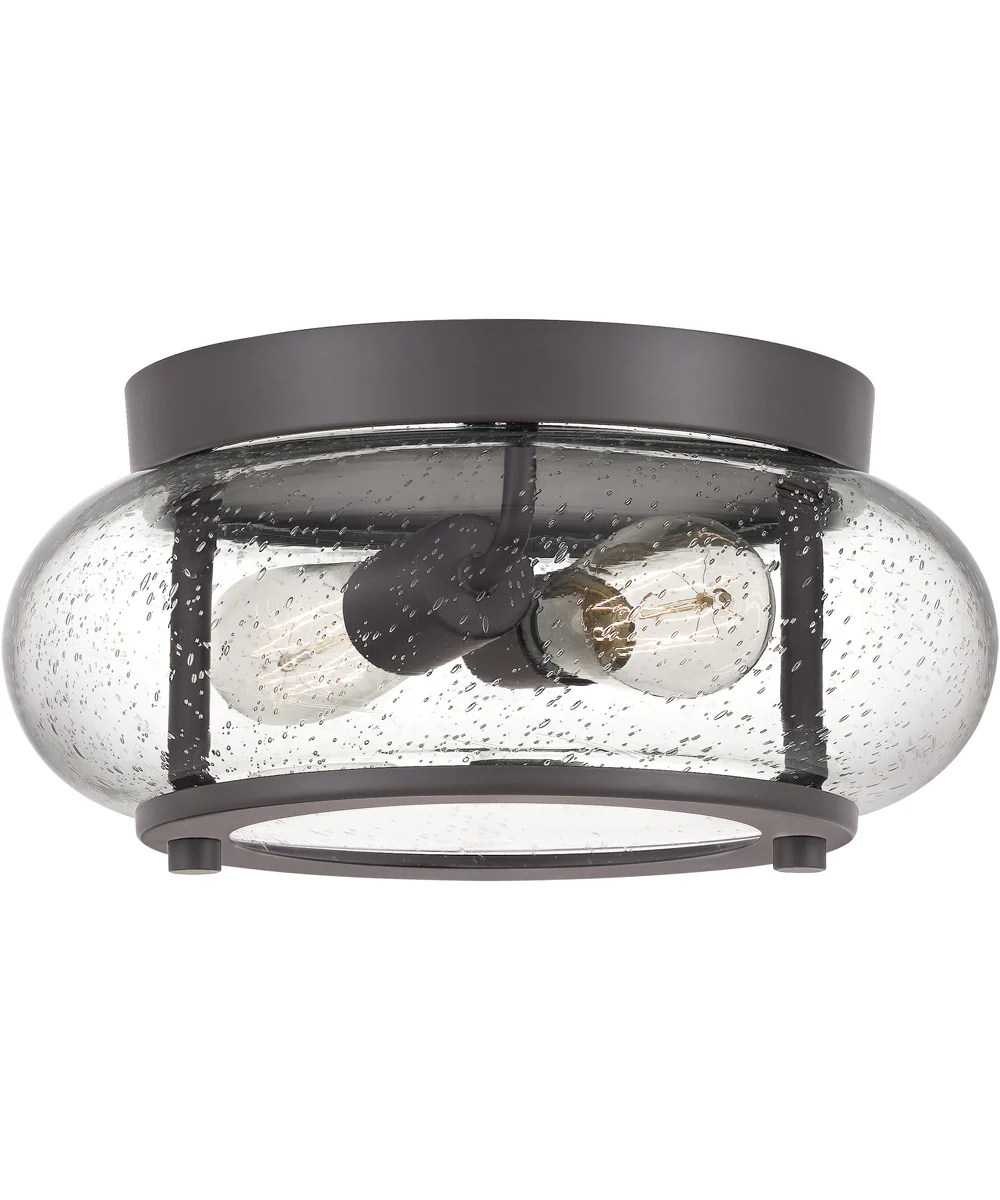 Trilogy 2-light Flush Mount Old Bronze - Image 2