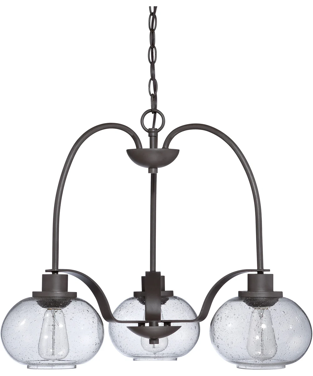 Trilogy 3-light Chandelier Old Bronze - Image 3