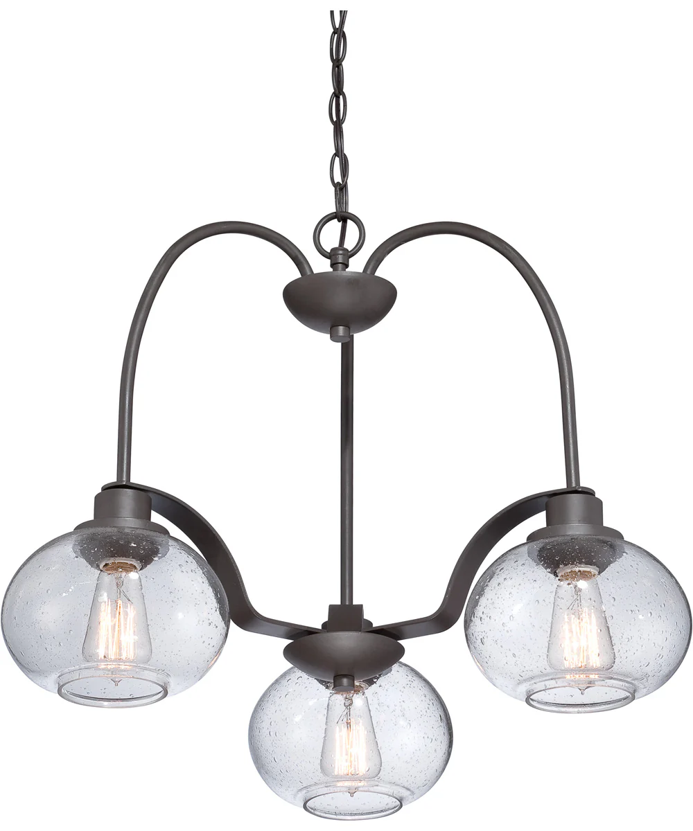 Trilogy 3-light Chandelier Old Bronze - Image 4