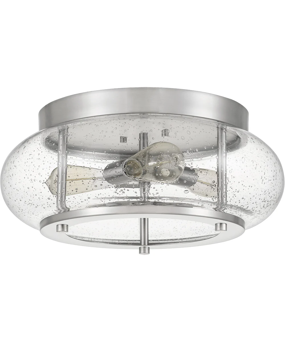 Trilogy 3-light Flush Mount Brushed Nickel - Image 3