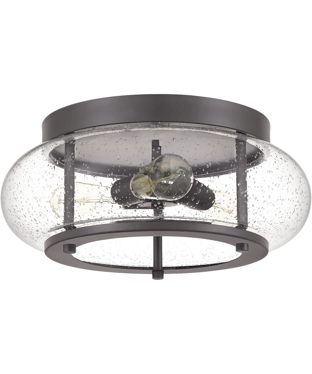 Trilogy 3-light Flush Mount Old Bronze - Image 3