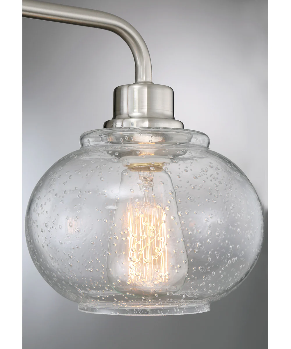 Trilogy Large 3-light Bath Light Brushed Nickel - Image 6
