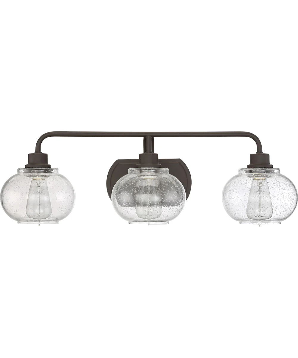 Trilogy Large 3-light Bath Light Old Bronze - Image 3
