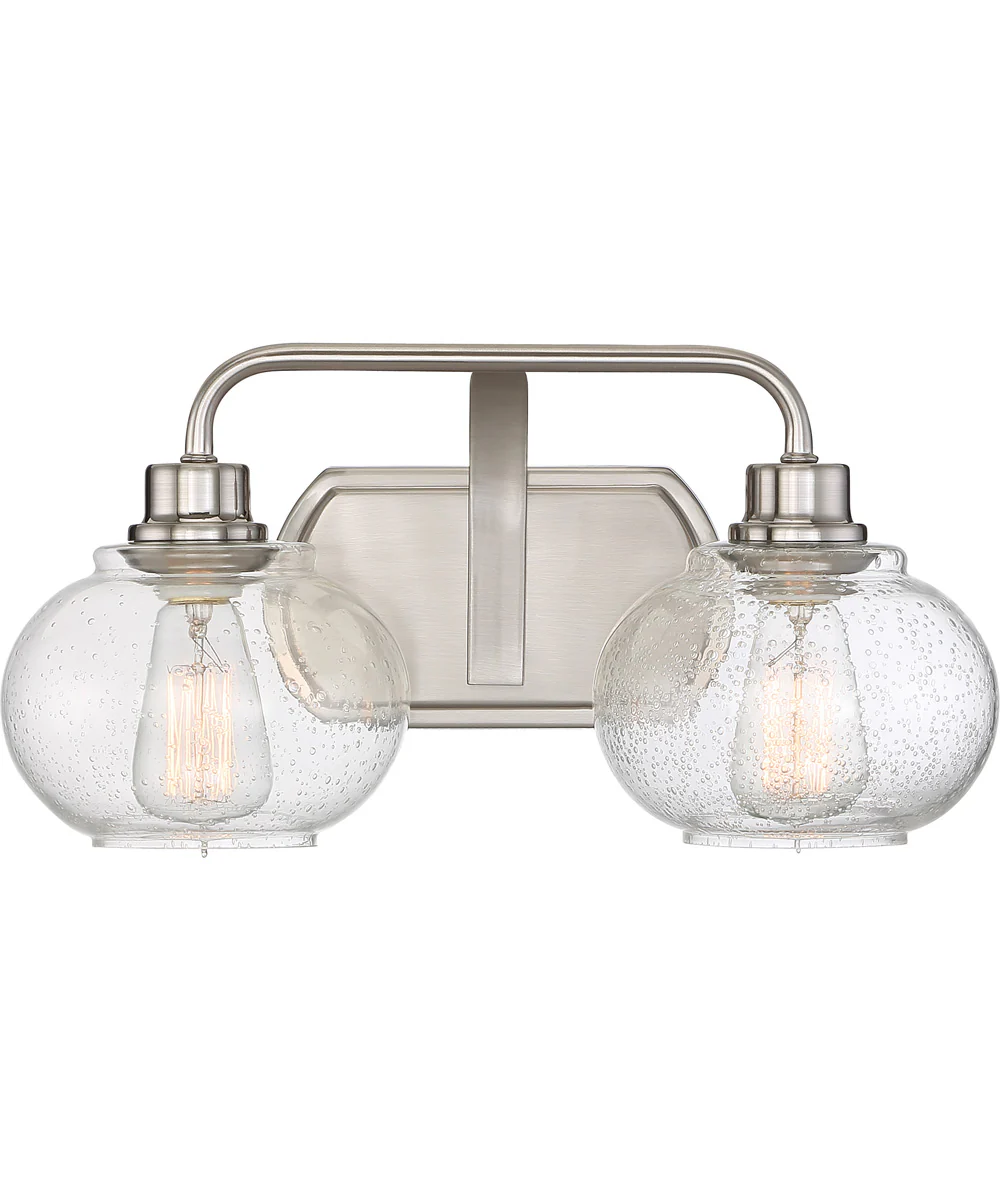 Trilogy Medium 2-light Bath Light Brushed Nickel - Image 2