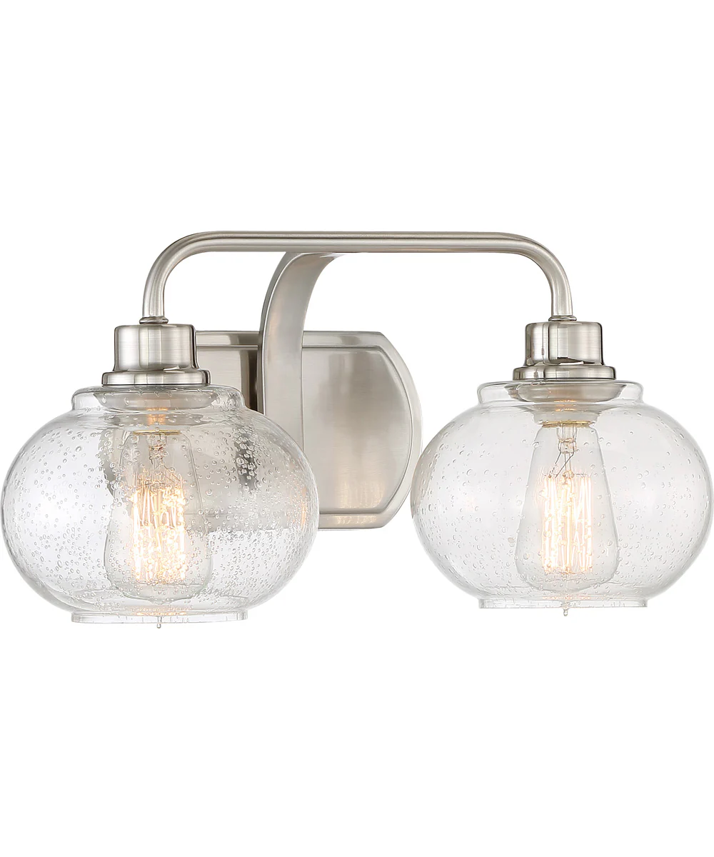 Trilogy Medium 2-light Bath Light Brushed Nickel - Image 3