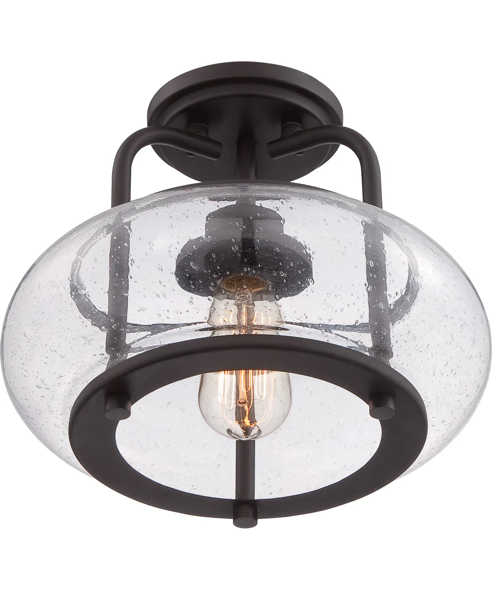 Trilogy Small 1-light Semi Flush Mount Old Bronze - Image 5