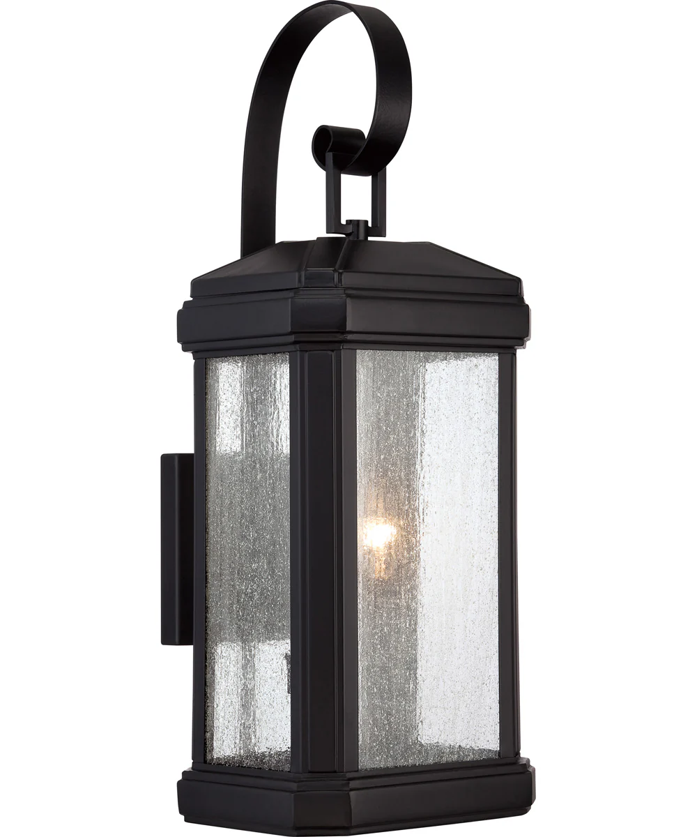 Trumbull Large 2-light Outdoor Wall Light Mystic Black - Image 2