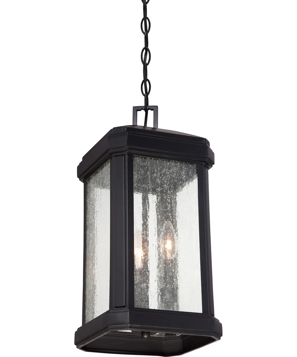 Trumbull Large 3-light Outdoor Pendant Light Mystic Black - Image 4