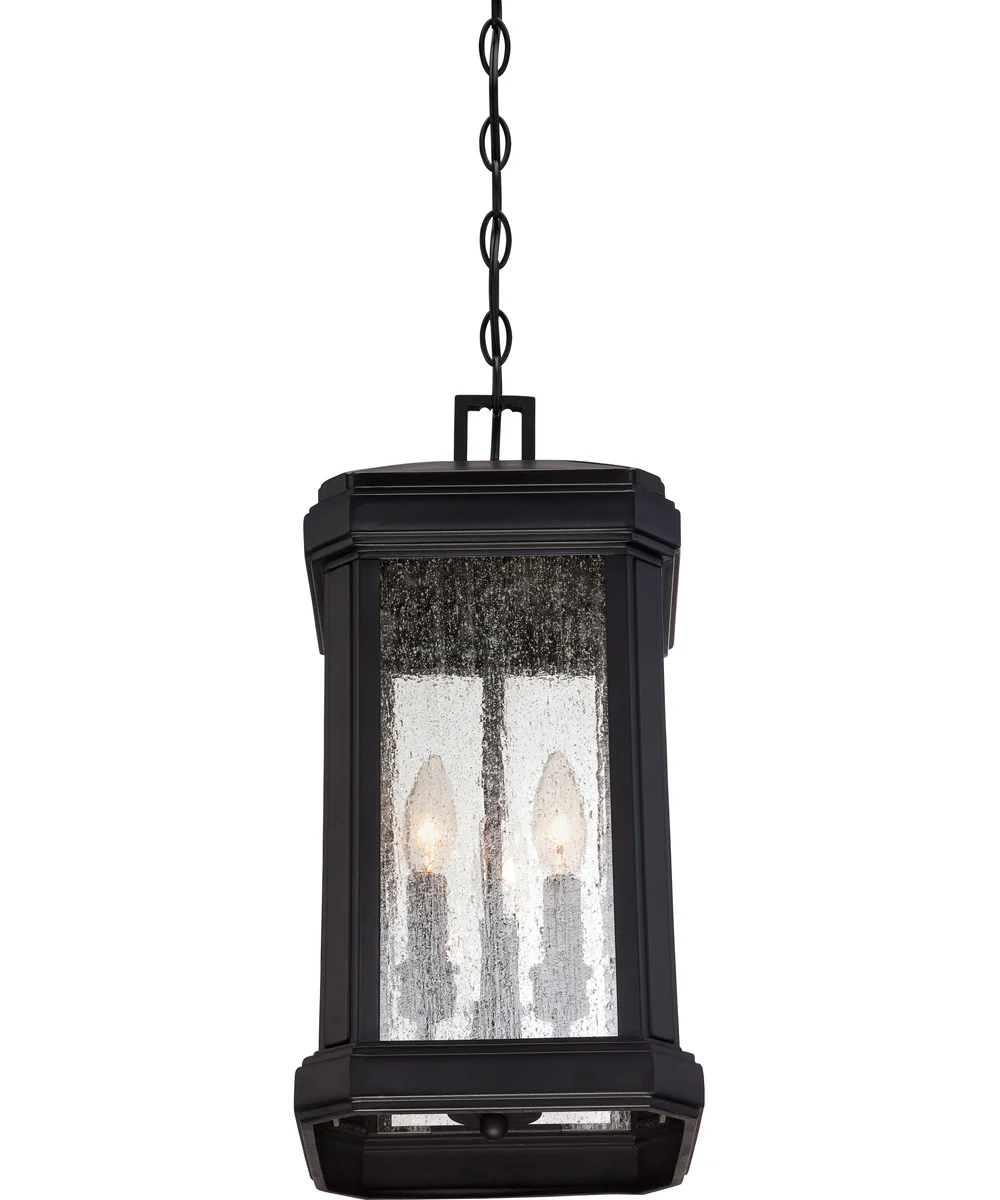 Trumbull Large 3-light Outdoor Pendant Light Mystic Black - Image 6