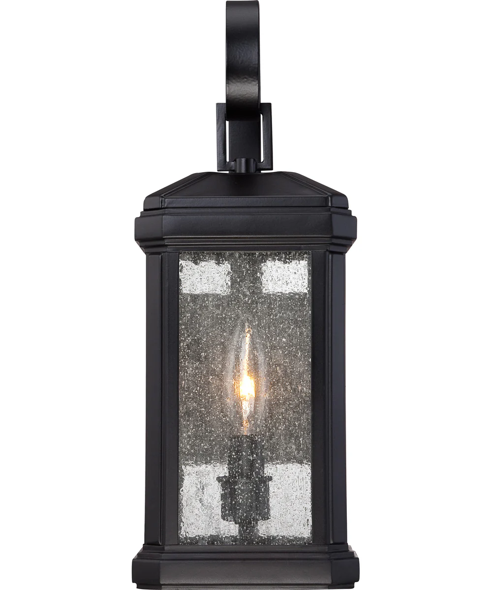 Trumbull Small 1-light Outdoor Wall Light Mystic Black - Image 4