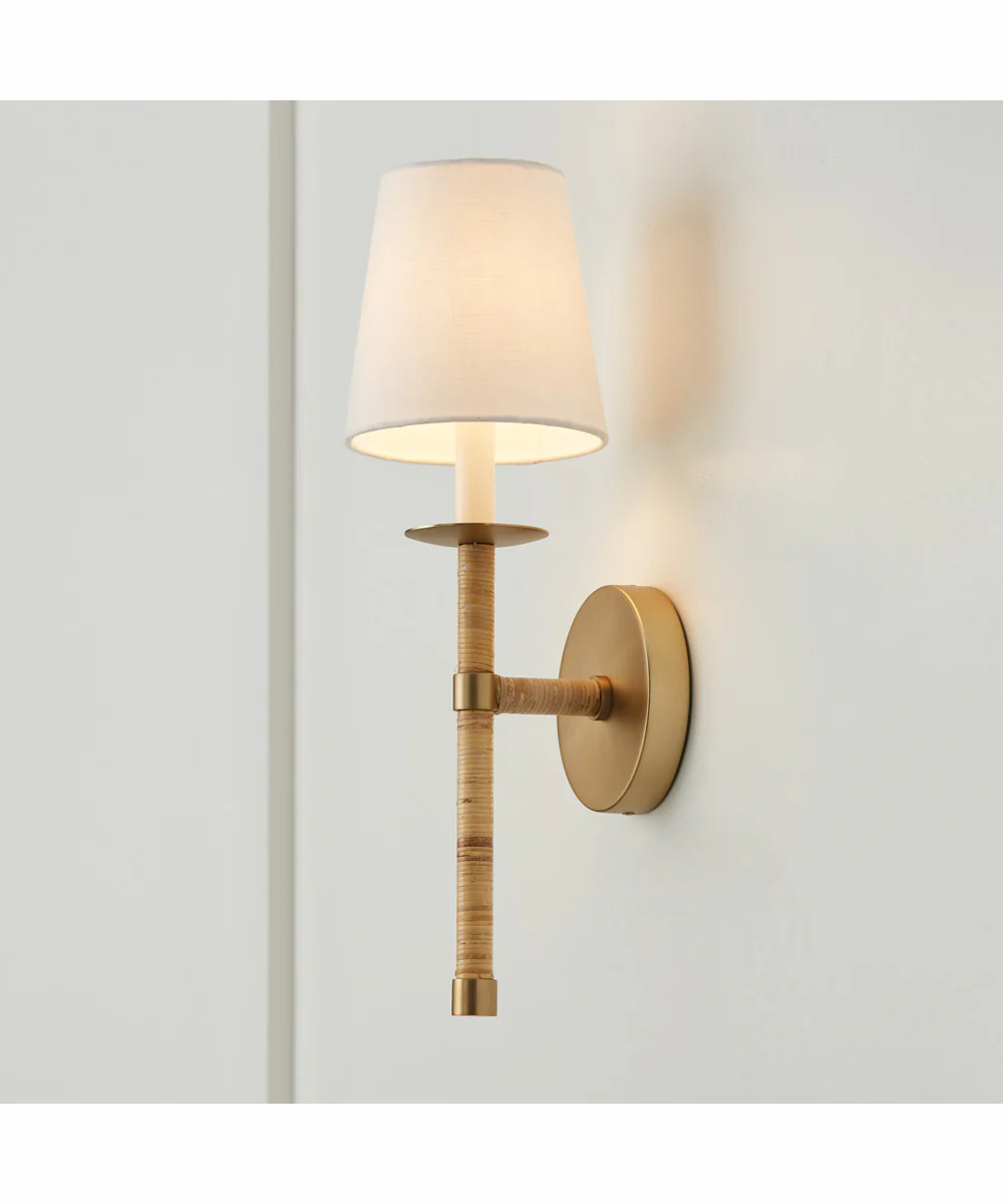 Tulum 1-Light Sconce Matte Brass - Image 2