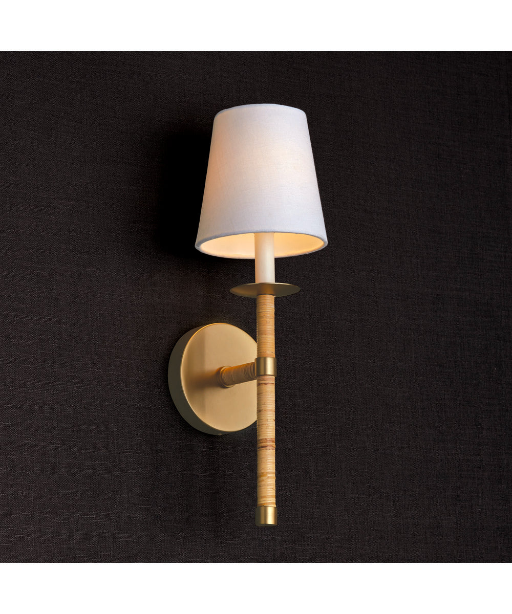 Tulum 1-Light Sconce Matte Brass - Image 3