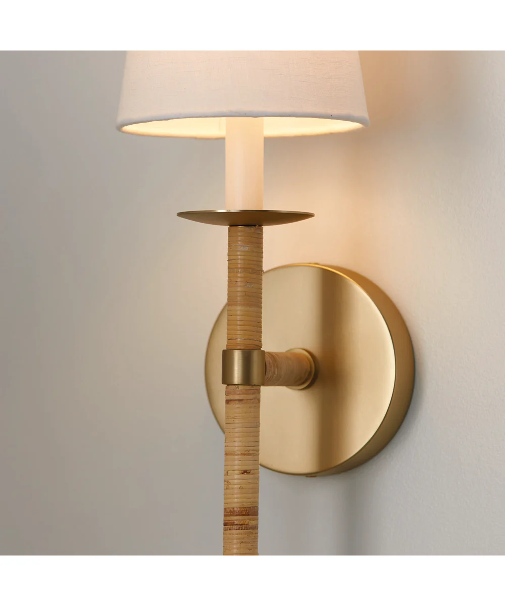 Tulum 1-Light Sconce Matte Brass - Image 4