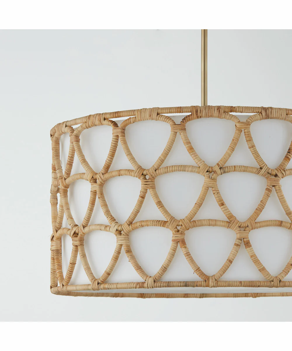 Tulum 4-Light Pendant Matte Brass - Image 4