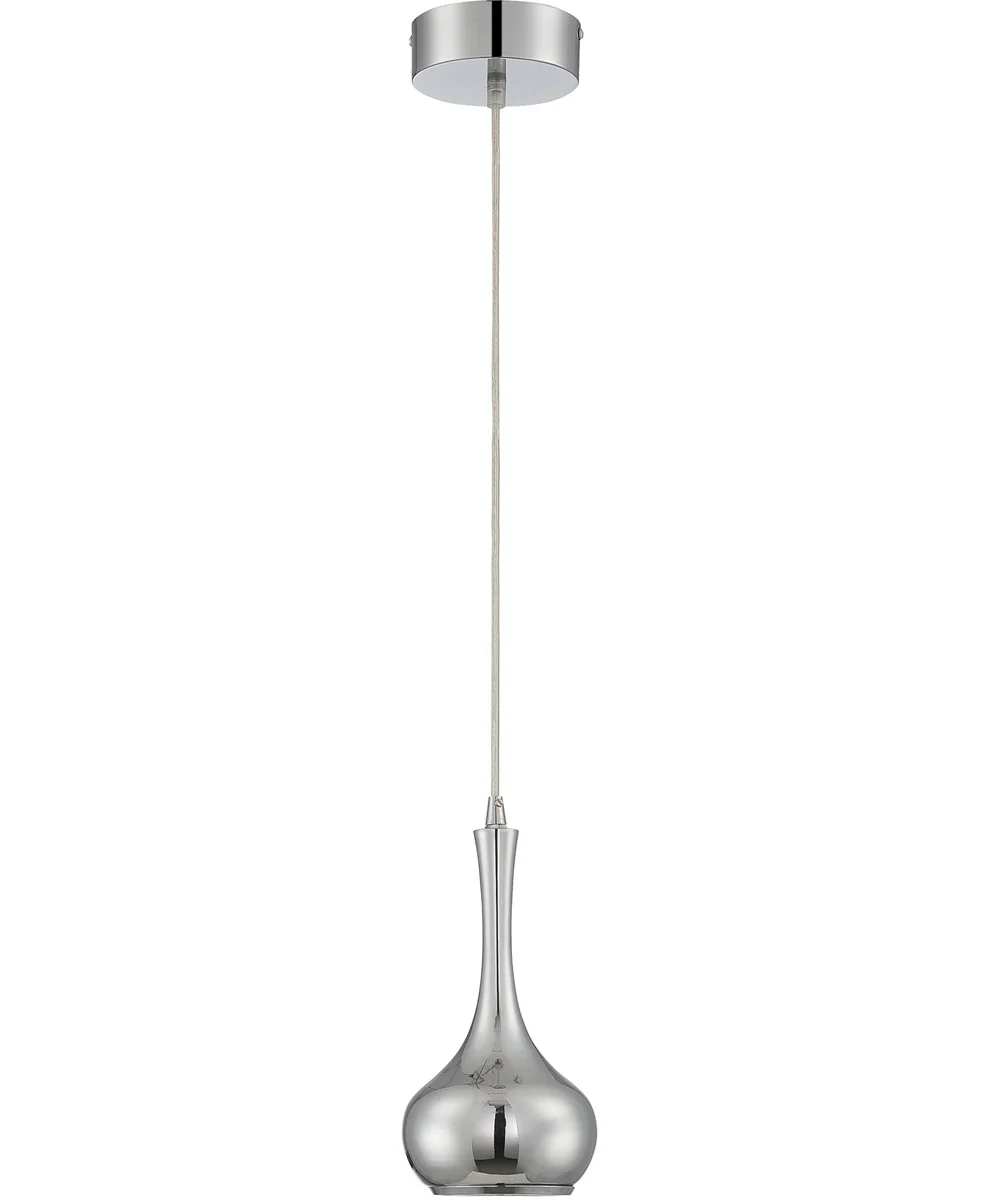 Ulani 1-Light Led Mini-Pendant Chrome