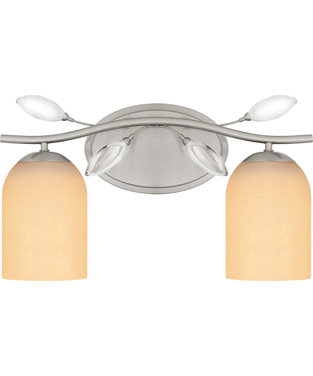Ulysses Medium 2-light Bath Light Brushed Nickel