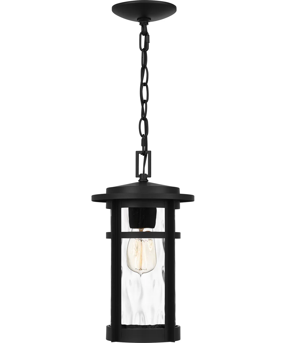 Uma Large 1-light Outdoor Pendant Light Matte Black - Image 4