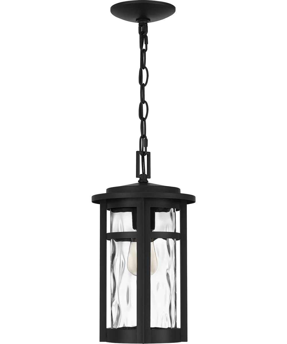 Uma Large 1-light Outdoor Pendant Light Matte Black - Image 5