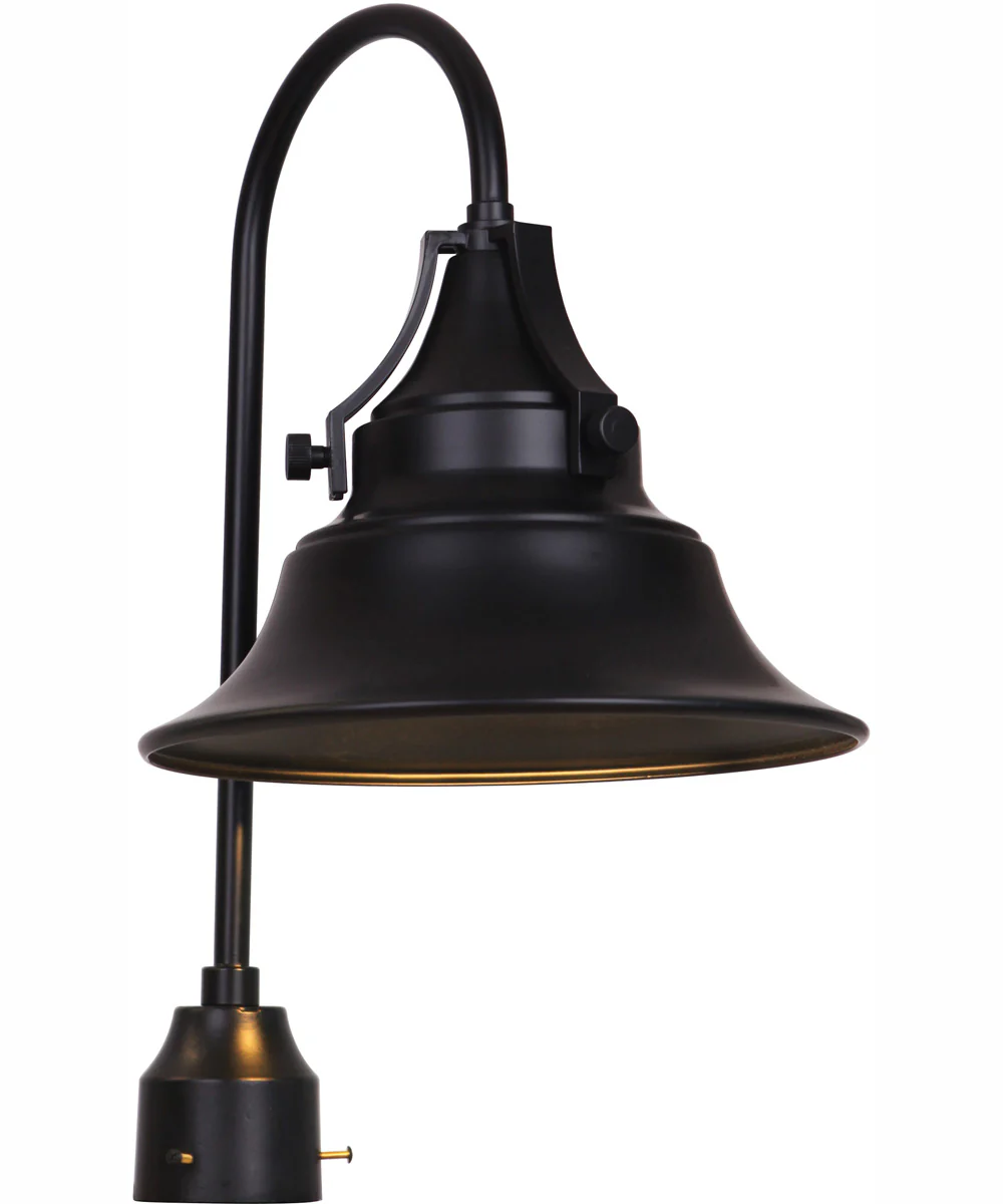 Union 1-Light Post Mount Midnight - Image 2