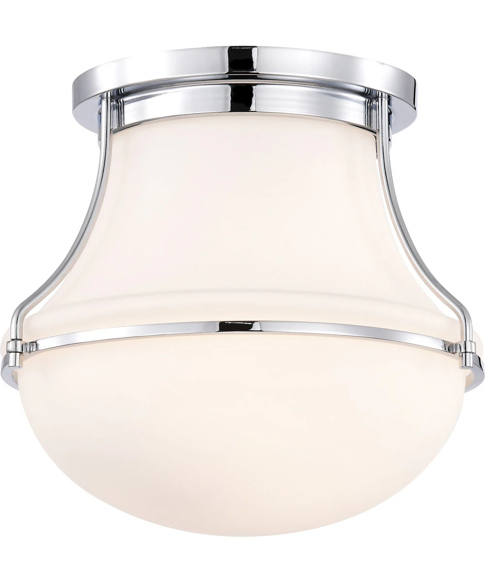 Valdora 1-Light Close-to-Ceiling Polished Nickel - Image 2