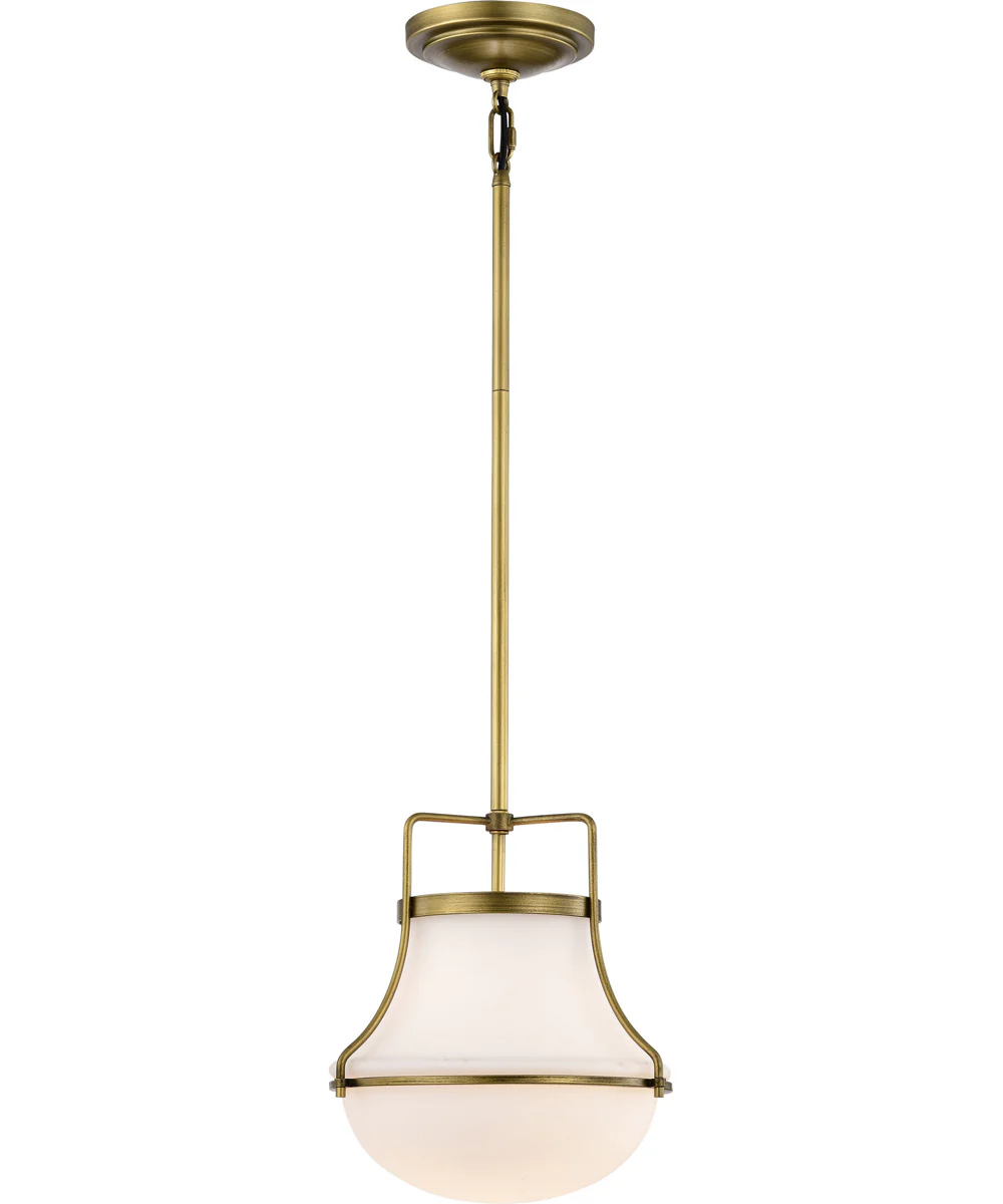 Valdora 1-Light Pendant Natural Brass - Image 4