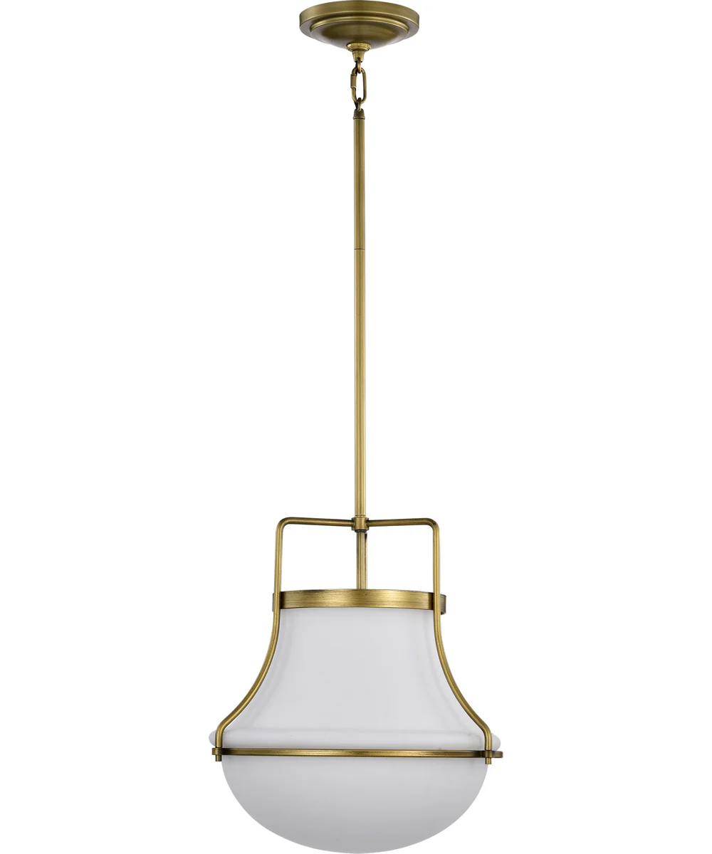 Valdora 1-Light Pendant Natural Brass - Image 3