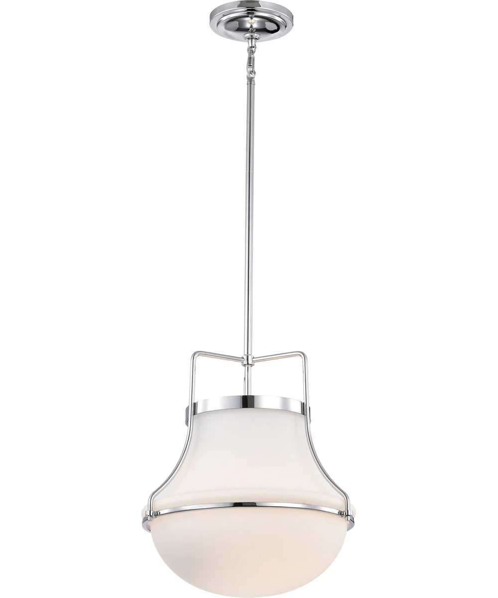 Valdora 1-Light Pendant Polished Nickel - Image 2