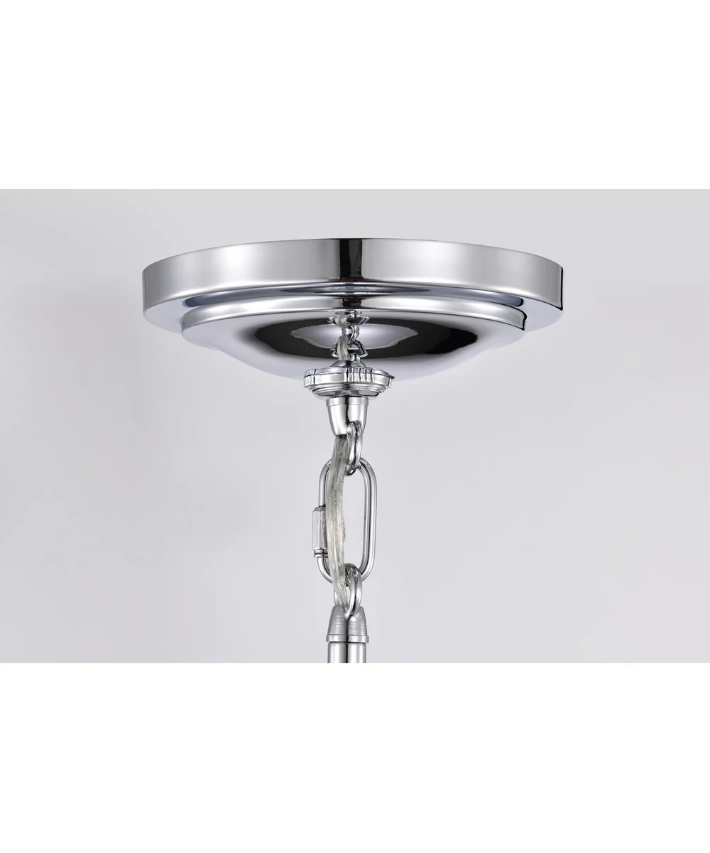 Valdora 1-Light Pendant Polished Nickel - Image 8