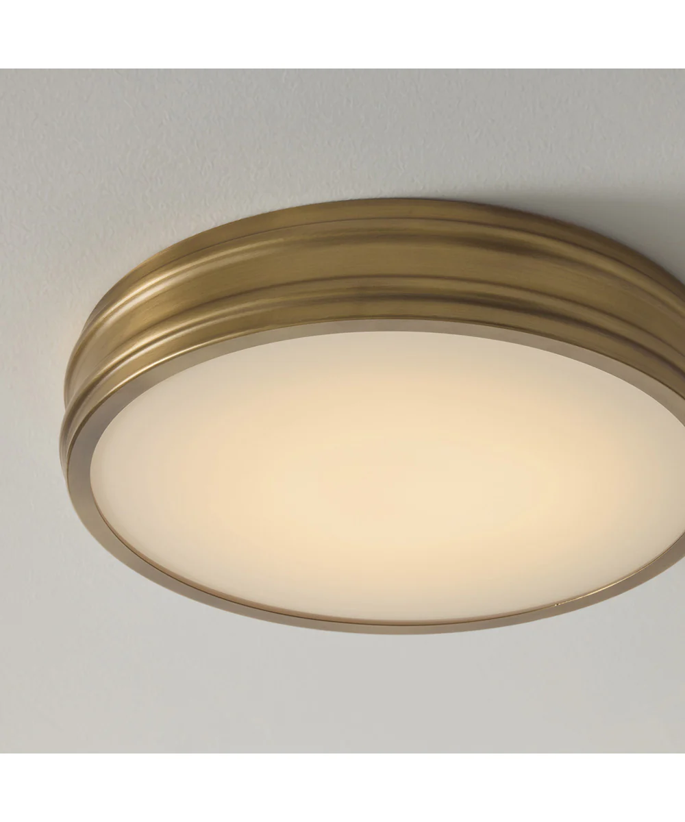 Vale 1-Light Flush Aged Brass - Image 5