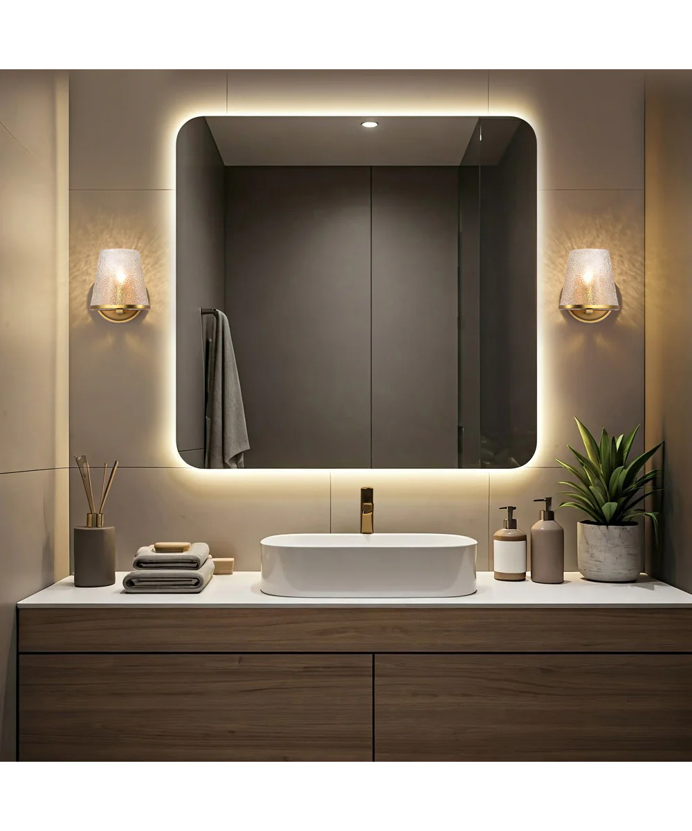 Valentine 1-Light Vanity & Wall Vintage Brass - Image 2