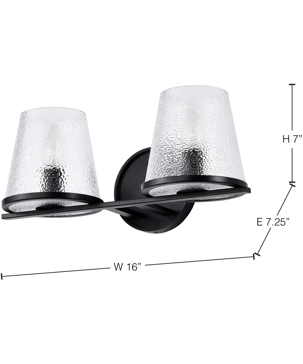 Valentine 2-Light Vanity & Wall Black - Image 13