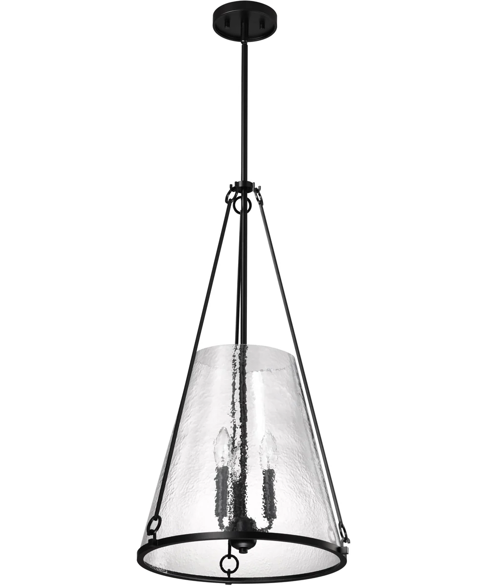 Valentine 3-Light Pendant Black - Image 7