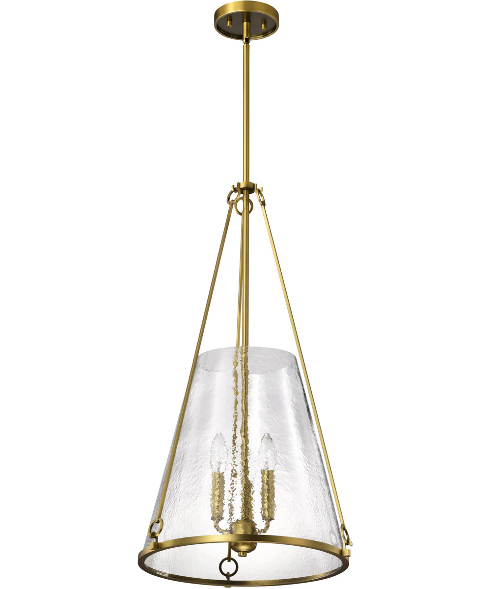 Valentine 3-Light Pendant Vintage Brass - Image 5