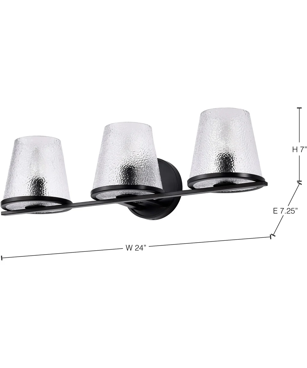 Valentine 3-Light Vanity & Wall Black - Image 11
