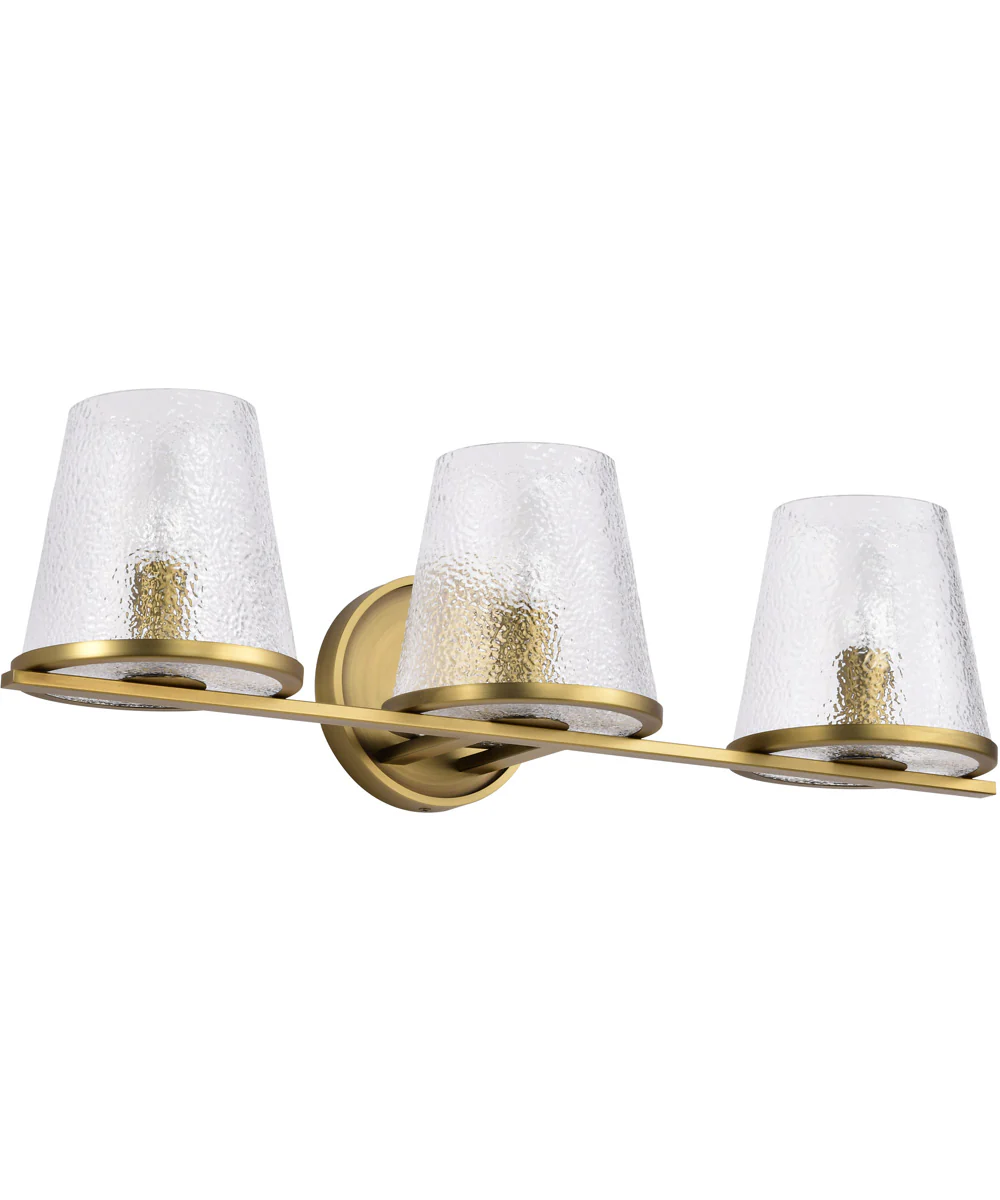 Valentine 3-Light Vanity & Wall Vintage Brass - Image 5